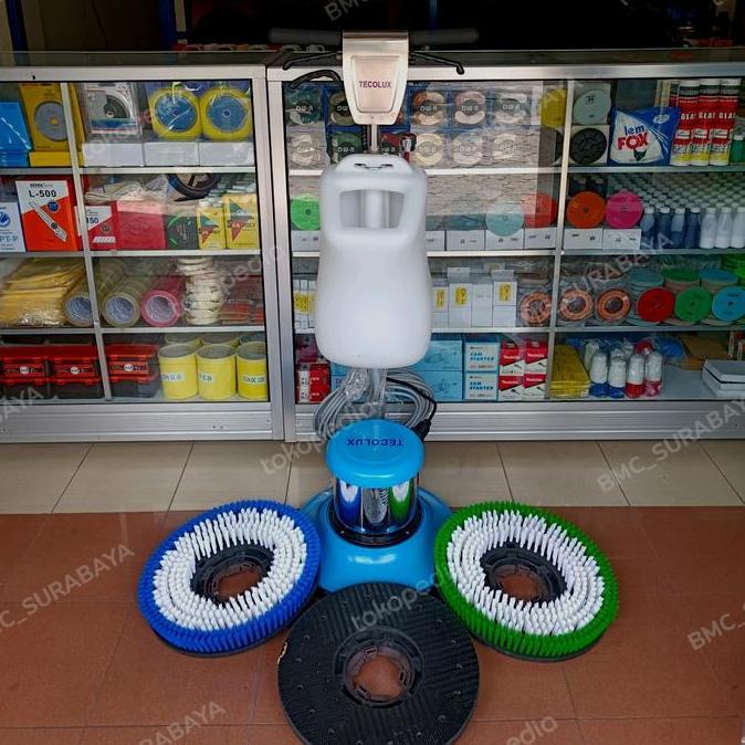 Tecolux mesin polish lantai 175 RPM floor polisher 17 inch