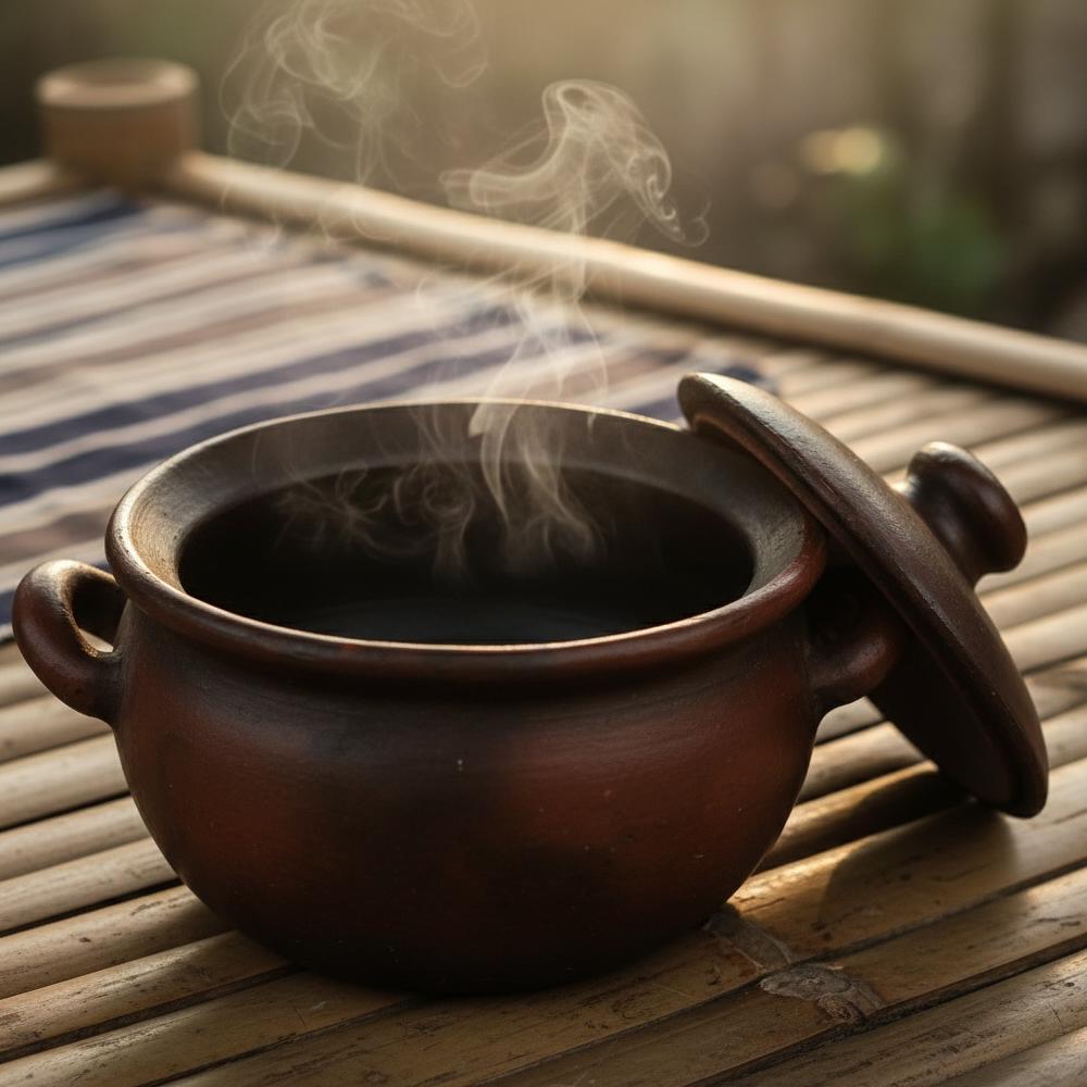 BESTPROMO Gerabahku | Panci Gerabah Tanah Liat Buat Masak Godok Jamu Rebus Panci Kendil Sayur Diamet