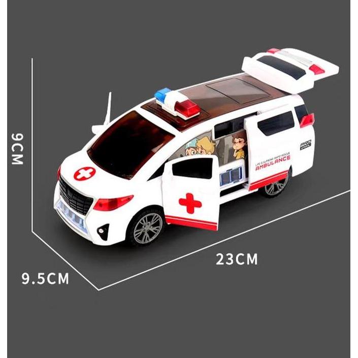 Promo Mainan Mobil Ambulance Hospital Jumbo Cod