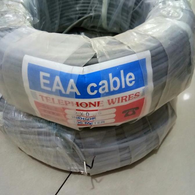 NEW EAA Kabel telepon 100m tembaga kabel speaker walet