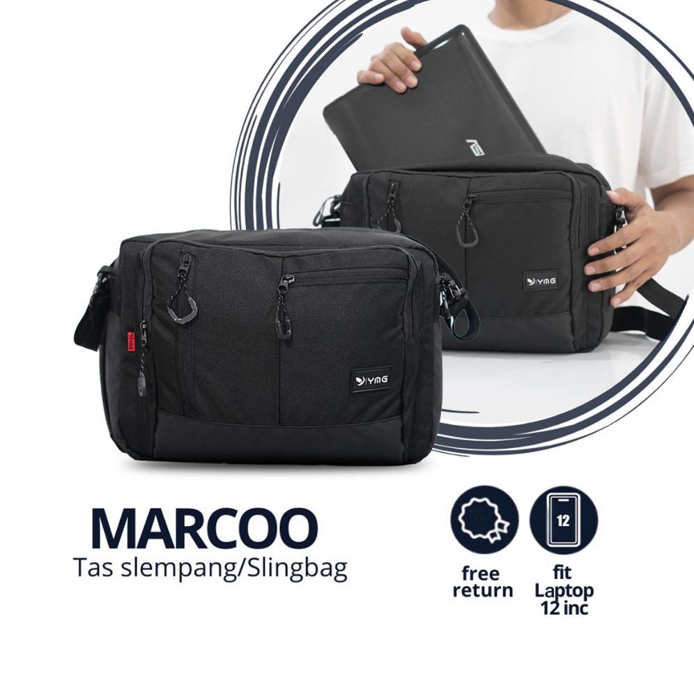 TERBARU Tas Selempang Laptop Pria 14 Inch, Ideal untuk Kuliah & Kerja