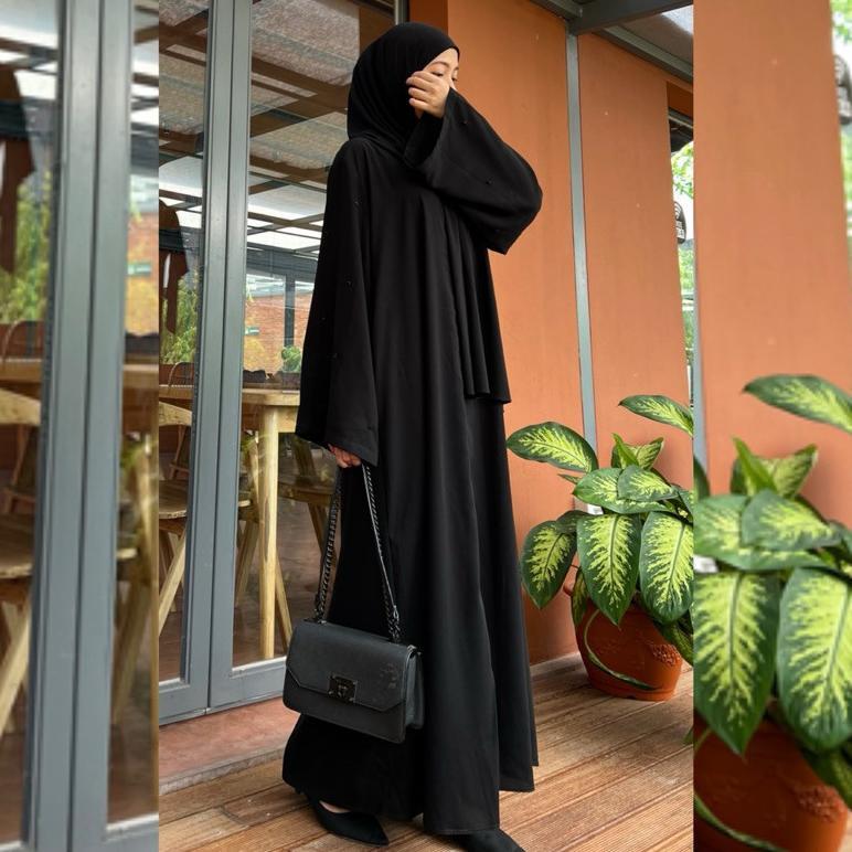 Sale Griya Musafa | Fatima Abaya Jetblack