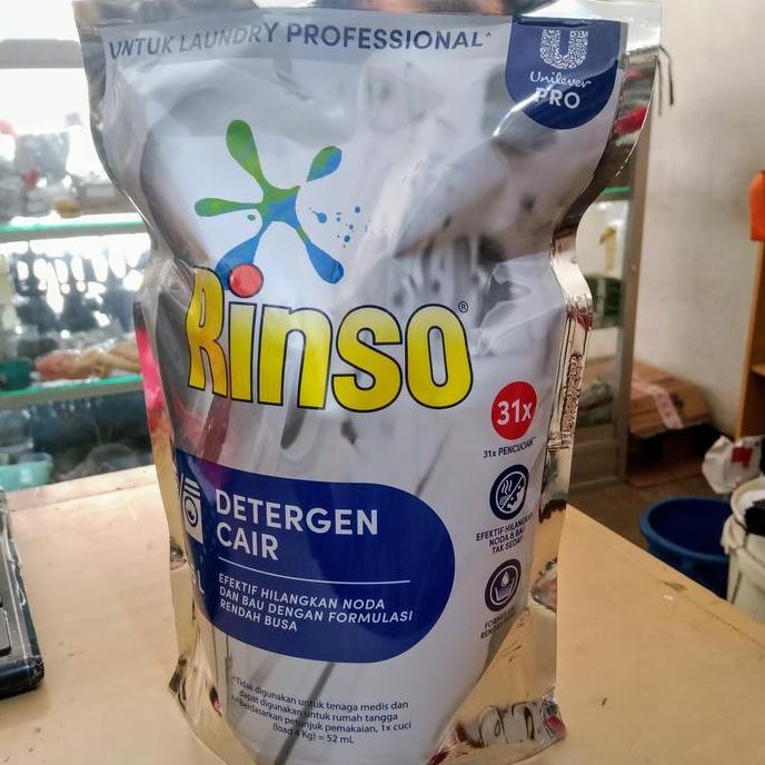 NEW Rinso matic professional 1,8 1.8 liter cair 1 dus isi 6