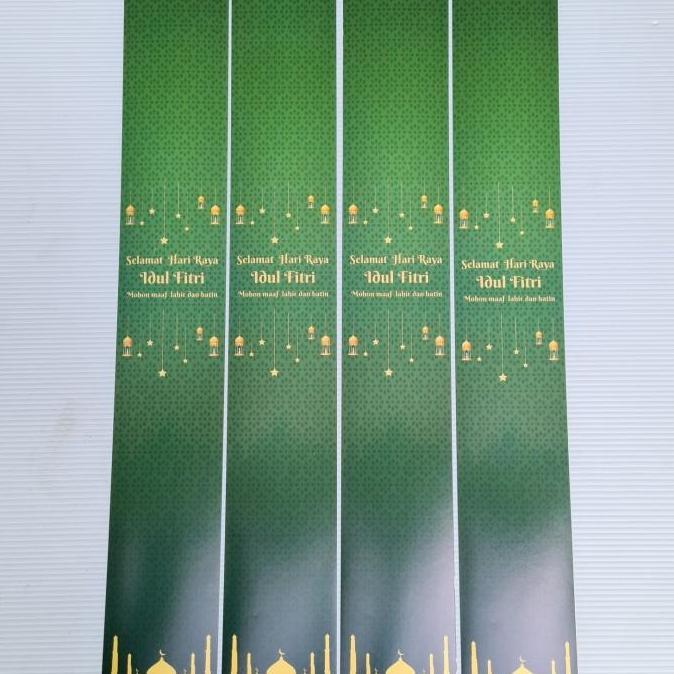 Kertas sabuk lingkar /paperbelt/ sleeve hampers Lebaran / Idul Fitri