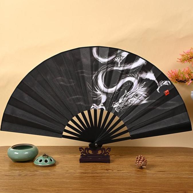 Kipas Lipat Cina/Kipas Lipat Gaya Kuno Cina/Kipas Lipat Sutra Cina/Kipas Lipat Sutra Gaya Kuno Cina 