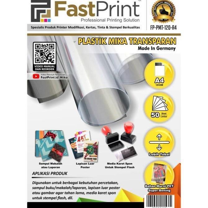 Plastik Cover Jilid Mika Tebal A4 10 LBR