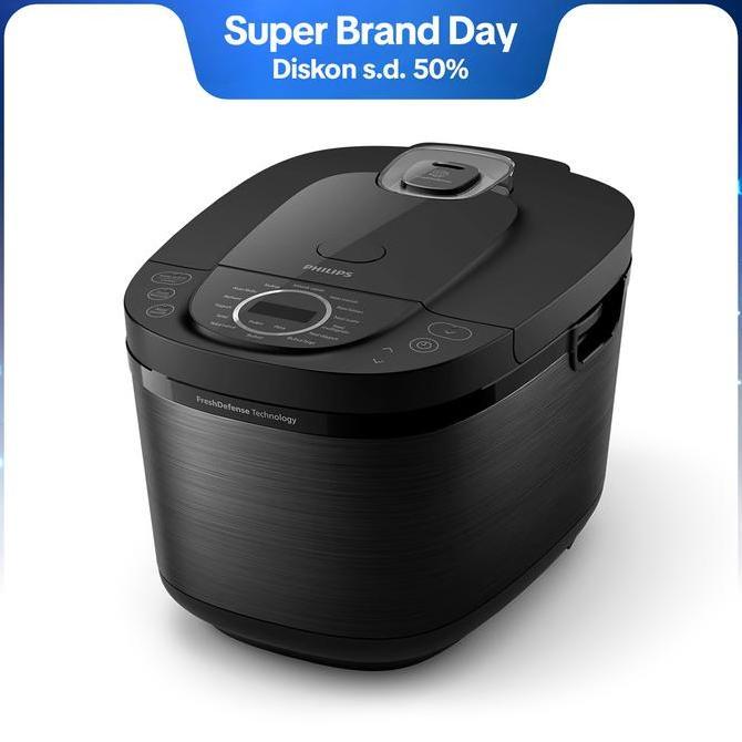Freshmint- Philips Digital Rice Cooker Magicom 1.8 L - 3000 Digital Series Premium Hd4812/31 - Hitam
