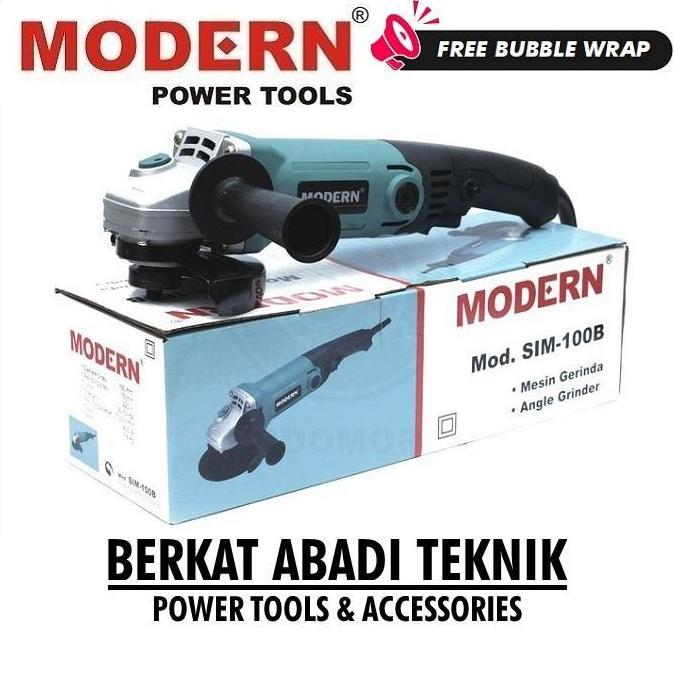 Mesin Gerinda Tangan Sim-100B Modern 4" Sim 100B Mesin Gurinda Grinda