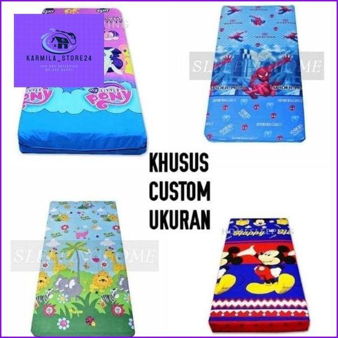 Sarung kasur busa resleting 100x200x15