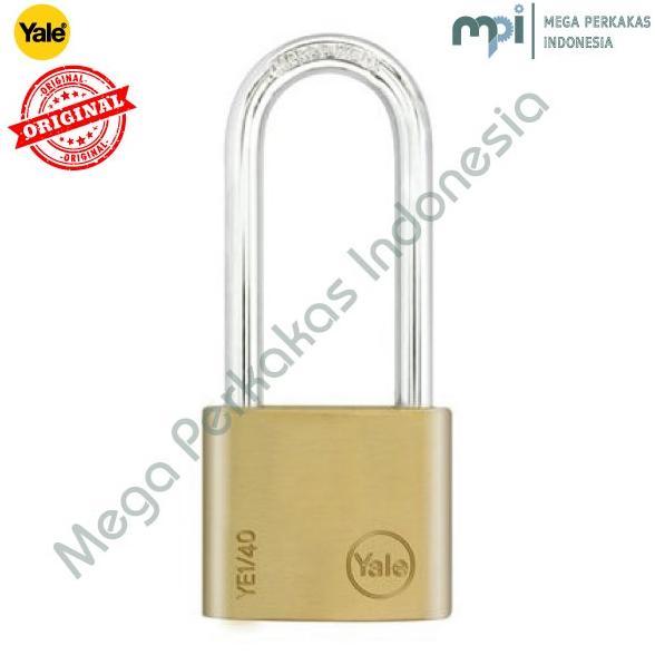 GEMBOK PADLOCK YALE YE1 40 152 Brass Padlock Essential Series