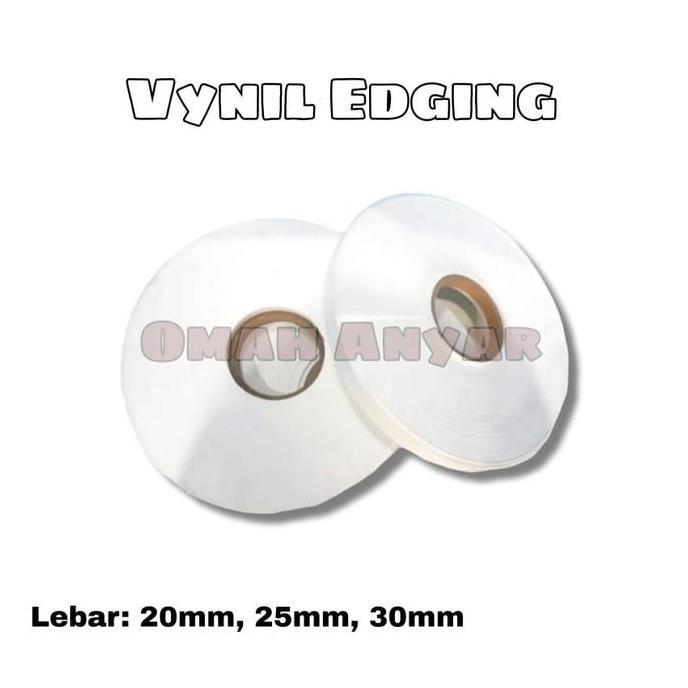*****] Vynil Vinil Edging PVC Sheet Triplek Putih 1 Roll 200 METER