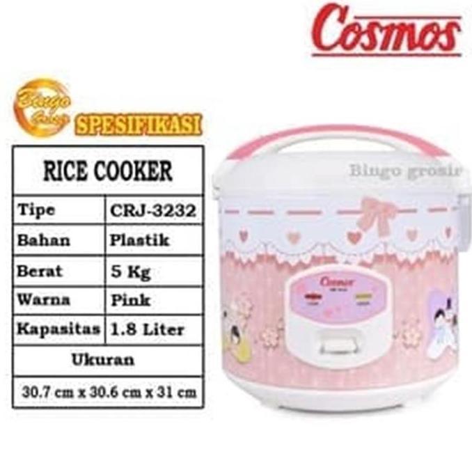 Allthebest- MAGIC COM / RICE COOKER COSMOS CRJ3232 / CRJ-3232 / CRJ 3232 [2 LITER]