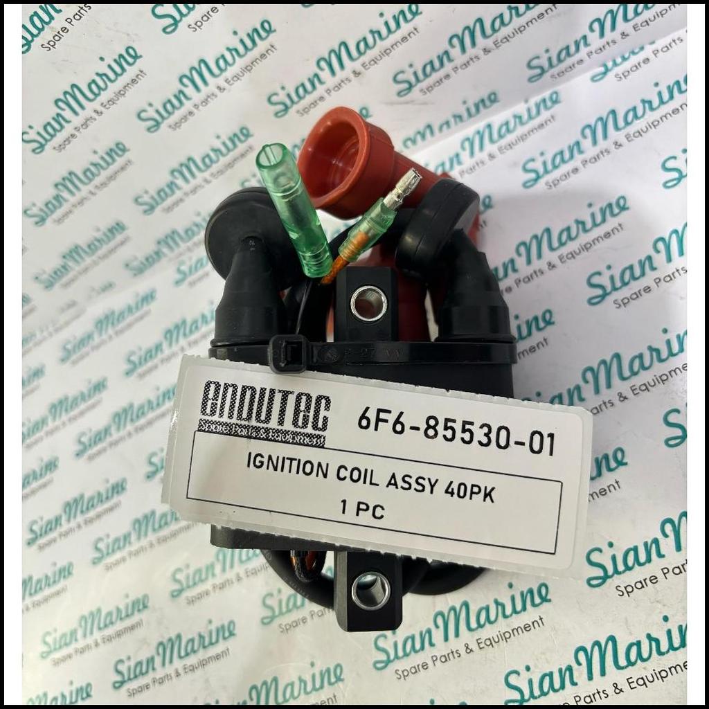 6F6-85530-00 Ignition Coil Assy 40Pk / Suku Cadang Mesin Tempel/Sparepart Outboard 40Pk