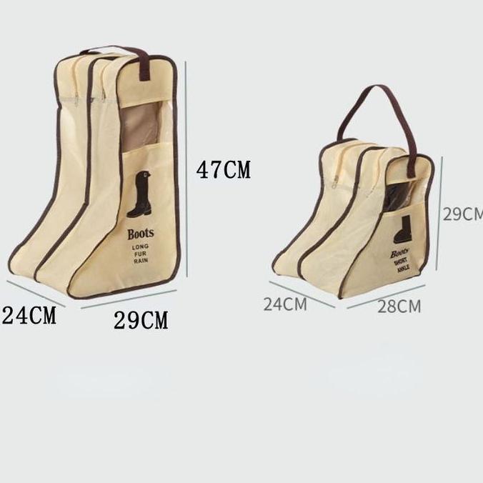 Boots Storage LONG /Tas Penyimpanan Sepatu/Boots Storage Short Ankle/Tas Penyimpanan Boot Tahan Air/
