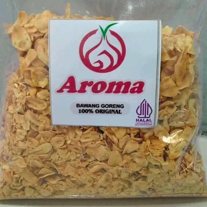 Bawang putih goreng original 500gr cemilan WAR