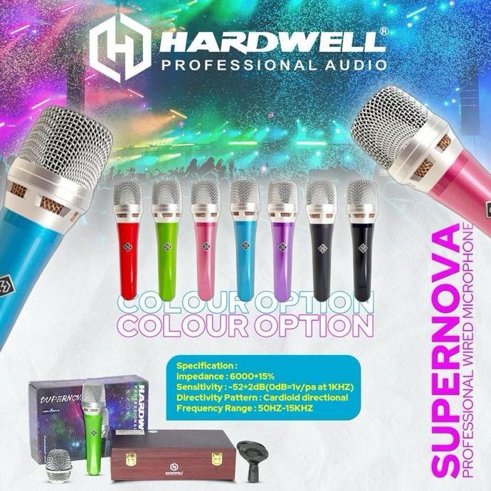 REBEKA.TOKO - MICROPHONE KABEL HARDWELL SUPERNOVA ORIGINAL MIKROFON KABEL DENGAN KUALITAS TERBAIK