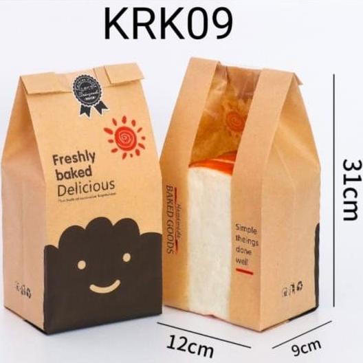 ] Kemasan Roti Tawar KRK09/ Plastik Kertas Roti/ Roti Tawar