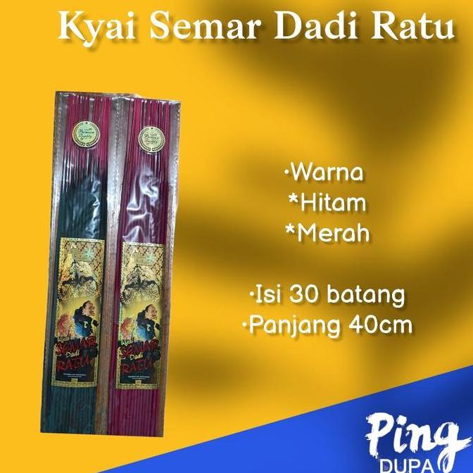 $$$$] Dupa Kyai Semar Dadi Ratu Isi 30 Batang Hio
