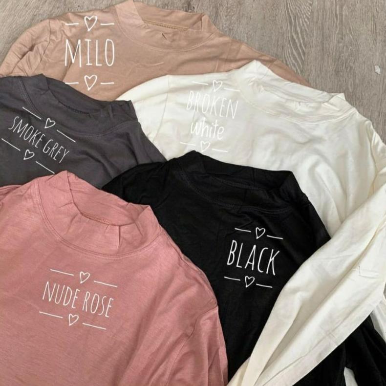 Terlaris Manset Baju Kaos Lengan Panjang Bahan Adem