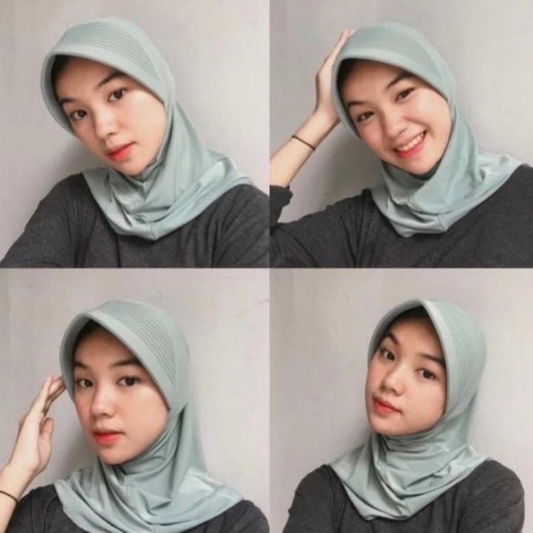 Awet Jilbab Sport Instan Jilbab Sport Pet Tebal / Bergo Sport Pet Tebal / Jilbab Instan / Hijab Berg