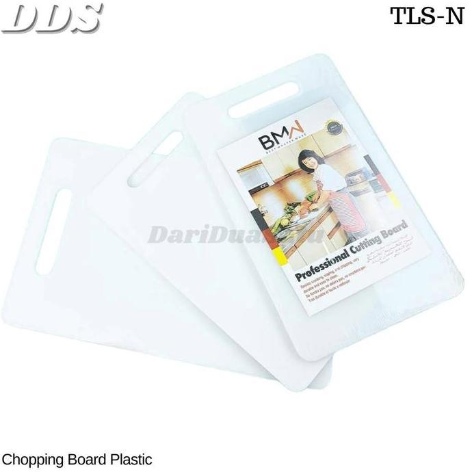 Bestgood- Talenan Plastik Tebal Chopping Board White Ketebalan 6, 8, 10 mm