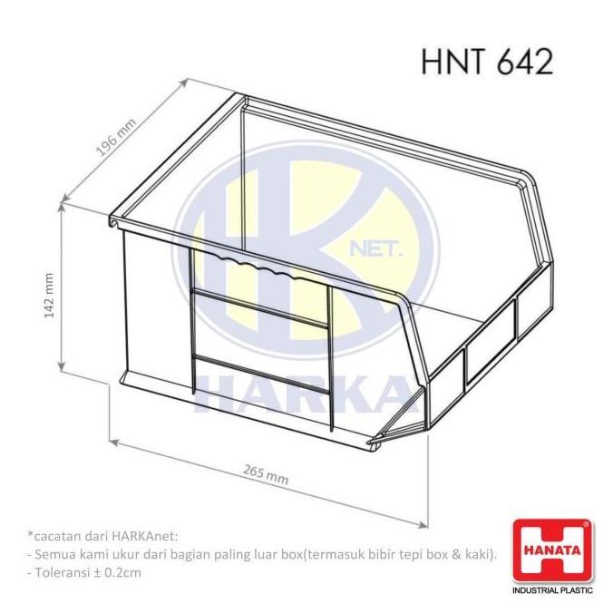 KOTAK AKSESORIS Sparepart Case Baut | JOLLY BOX HANATA HNT642 HNT 642