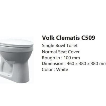 Kloset Duduk Siram Manual