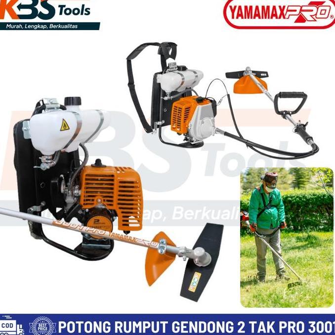 Terlaris Mesin Pemotong Rumput Gendong Yamamax Pro Alat Potong Rumput Bensin 3001 2 Tak Gasoline Bru