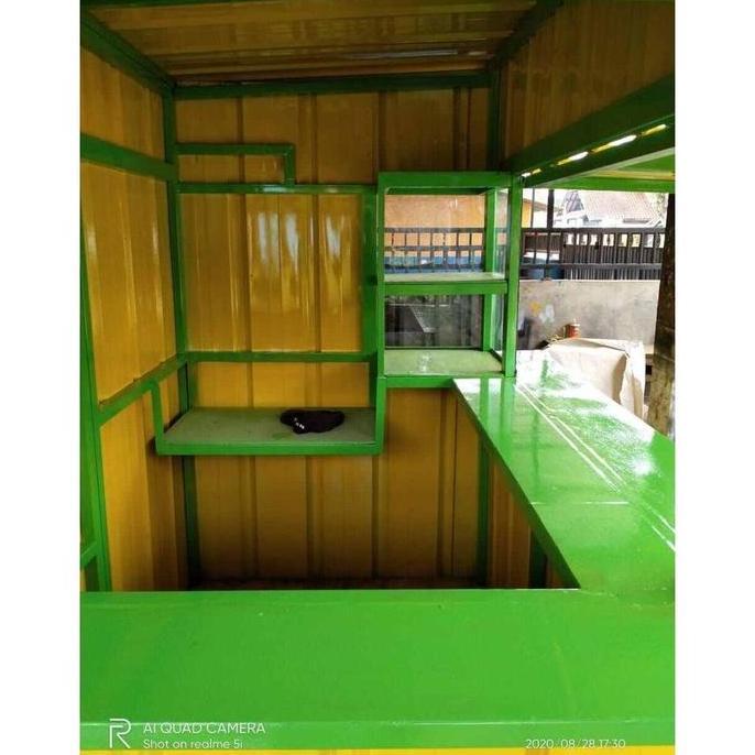 Terlaris Gerobak Booth Kontainer Roda Rombong Kekinian