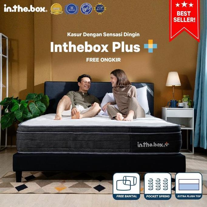 Kasur Spring Bed IN THE BOX PLUS 140x200 - FREE BANTAL