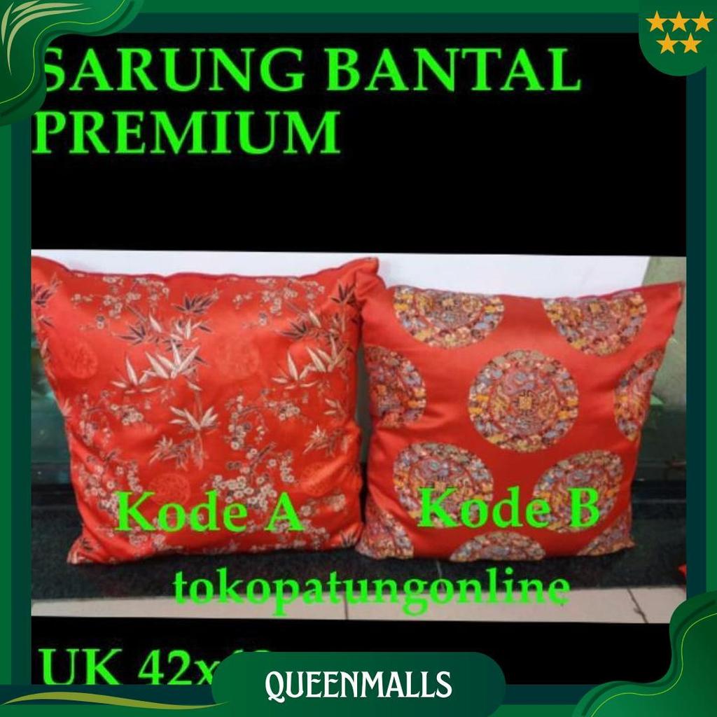 Bantal Sofa Imlek Hoki 01 Kain Motif Fuk Promo