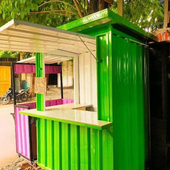 Terlaris Booth Container Premium Knock Down Makassar