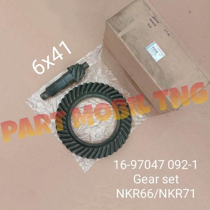 SPORTOV Gear Set Gearset Gigi Nanas Gardan Isuzu NKR 71 ELF 135 Ratio 6X41