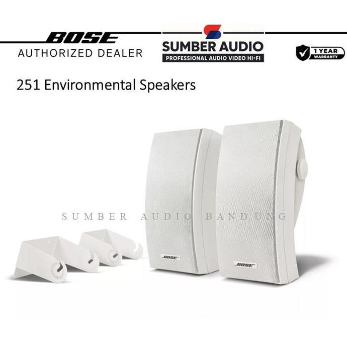 TERBARU - Bose 251 Environmental In Ceiling Outdoor Stereo Sound Speakers System, Bose Wall Speaker 