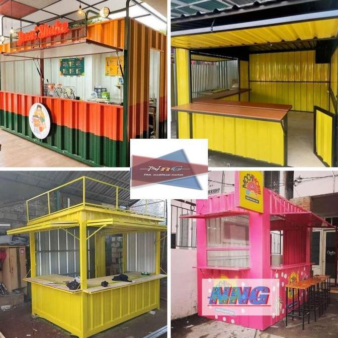 Terlaris Warung Container,Booth Container,Gerobak Container,Gerobok Container