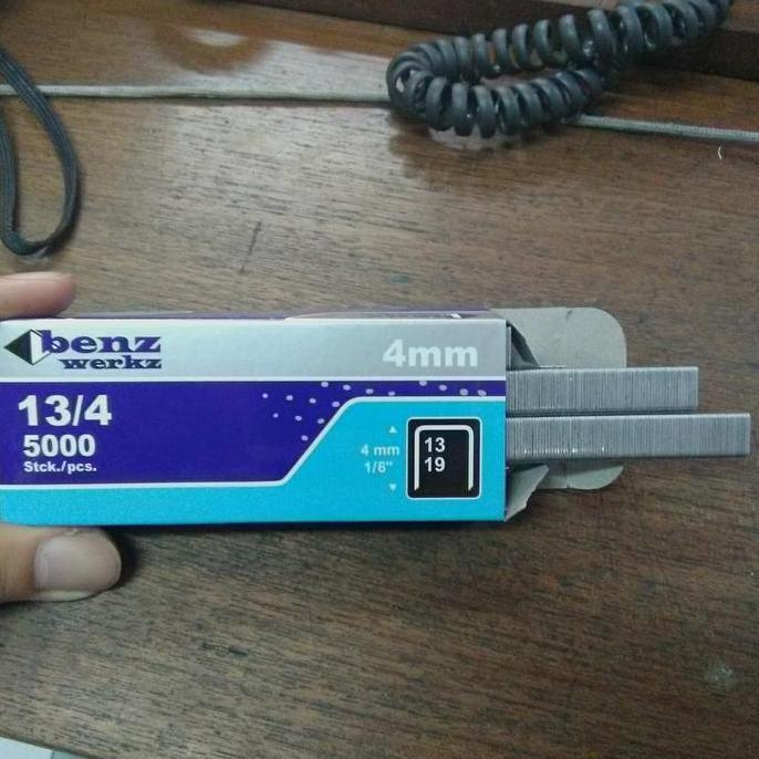 IROSAKA ISI STAPLES HEKTER TANGAN MANUAL UNTUK JOK MOTOR 13/4 MM (4MM)
