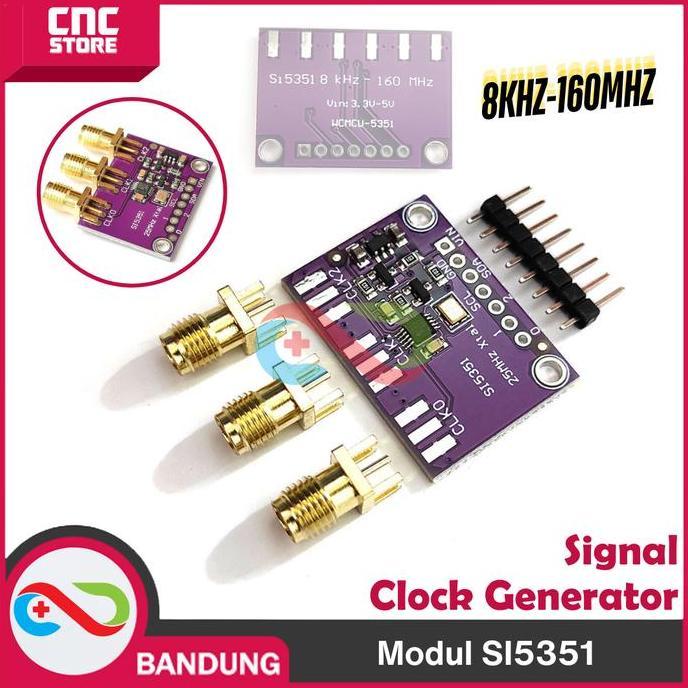 SPORTOV MODUL SI5351 SI5351A SIGNAL CLOCK GENERATOR OSCILLATOR DDS 8KHZ-160MHZ