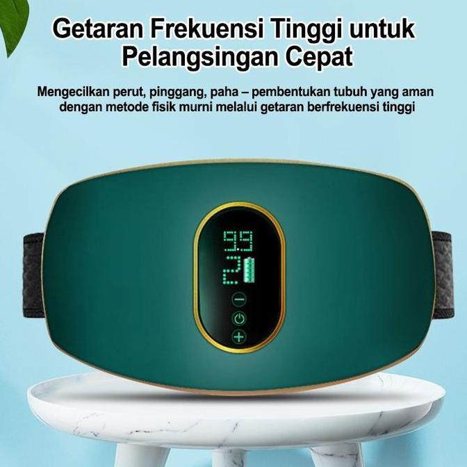 YUKAAME Alat Pijat Penggetar Lemak Cerdas Frekuensi Tinggi/Sabuk Pembakar Lemak / Alat Pembakar Lema