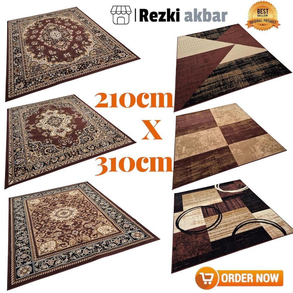 Karpet Permadani Radjo 210x310cm Ungu Tebal