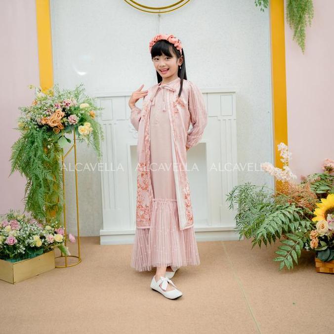 Floria kids Dress | Gamis Elegan Mewah - ALCAVELLA Best Quality