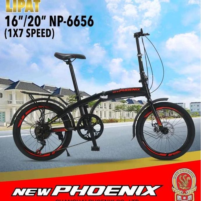 Terlaris Sepeda Lipat New Phoenix 20 Inch