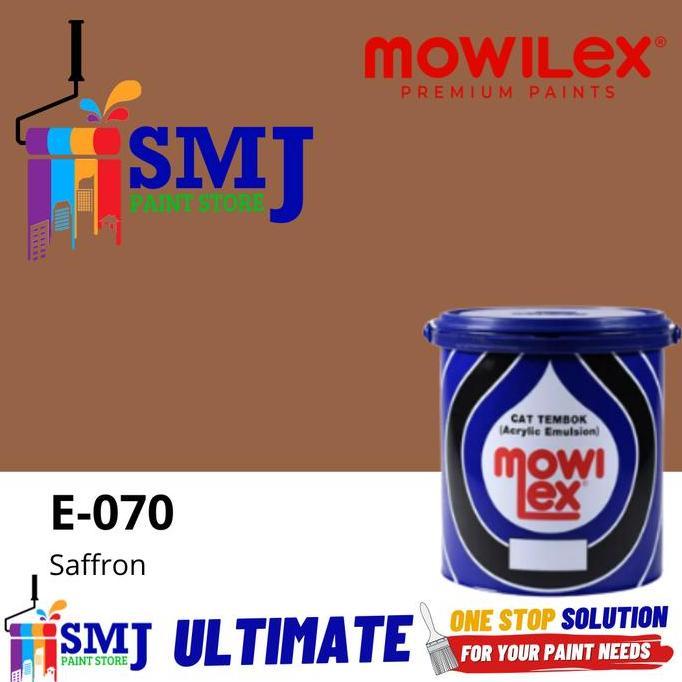 Cat Tembok Interior MOWILEX EMULSION Warna TINTING Saffron E070 2,5L