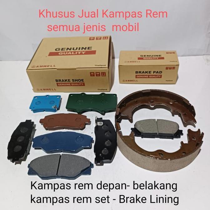 KAMPAS REM BELAKANG VIOS LIMO OLD GEN1 BRAKE PAD VIOS LIMO OLD GEN1 CAKRAM