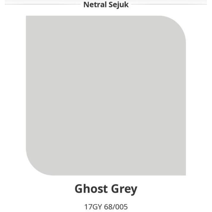Dulux Easy Clean Ghost Grey 2,5L Gallon Tinting CSS