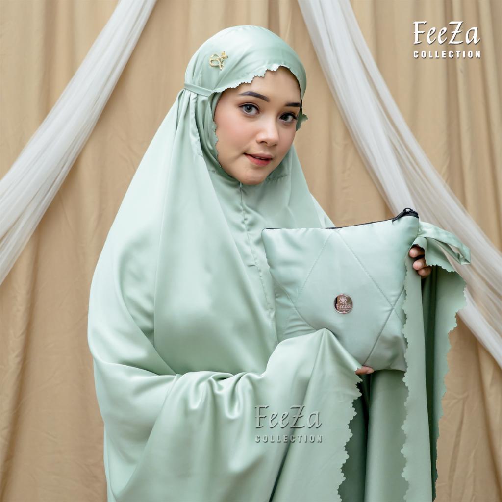 Premium - Mukena Dewasa 2In1 Set Sajadah Laser Cut - Mukena Travel Mukena Traveling Mukenah Dewasa M