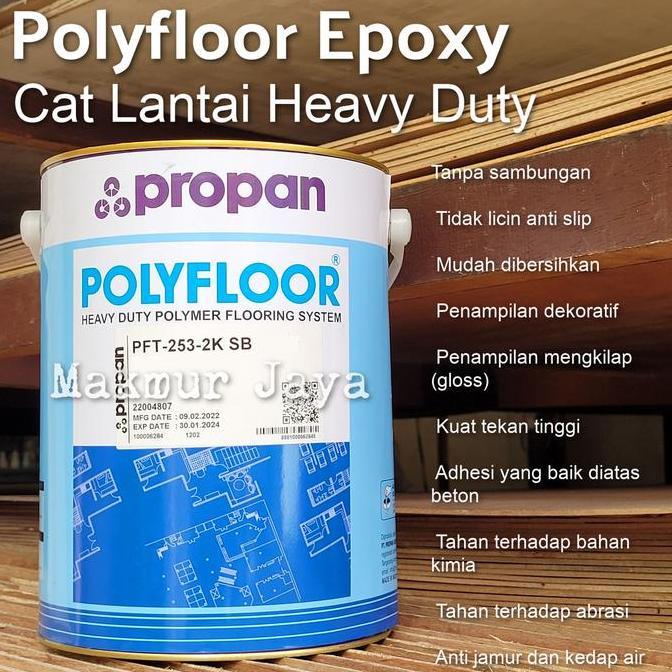Propan Polyfloor Epoxy Flooring PFT-253-2K Cat Lantai
