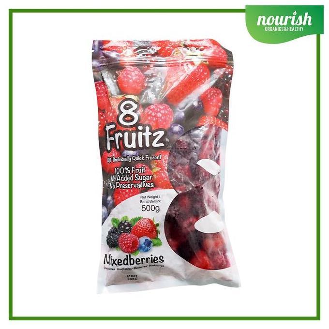 8 Fruitz IQF Mix Berries Frozen / Mixed berries 500 gr