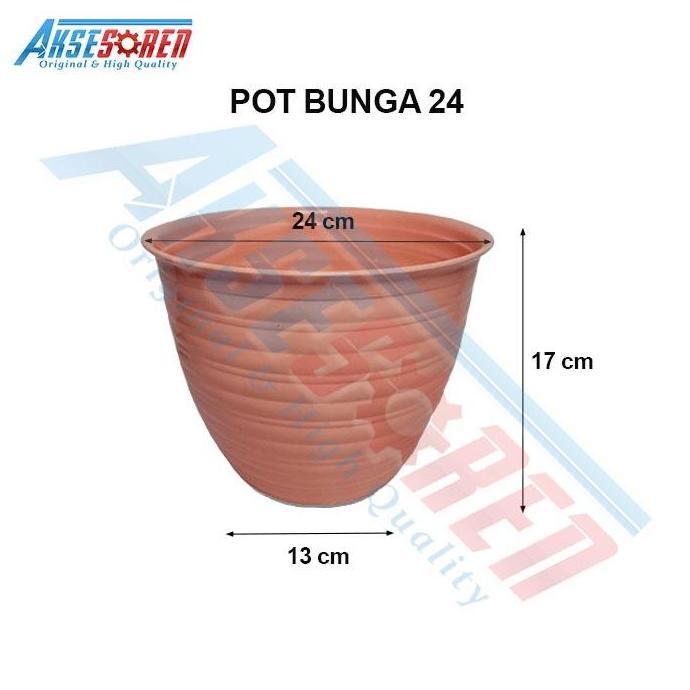 PROMO Aksesoren Pot Bunga Plastik Oentoeng / Pot Motif Sarang Lebah / Pot Bunga Besar Sedang Kecil /