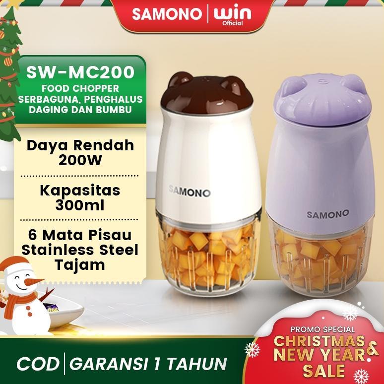HOT DEALS SAMONO CHOPPER MINI 300 ML COPER DAGING DAN BUMBU BLENDER PORTABLE CHOPER MULTIFUNGSI FOOD