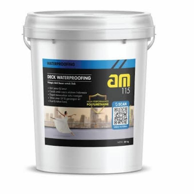 AM 115 Cat Pelapis Anti Bocor PU Dark Grey 4kg